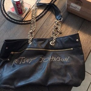 Betsey Johnson leather purse. Great condition.